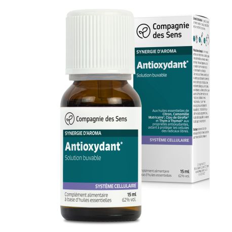 ANTIOXYDANT - Huiles essentielles en solution buvable