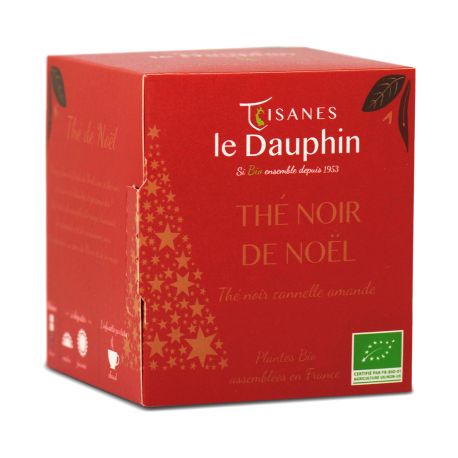 Thé Noir de Noël BIO en sachets - Le Dauphin