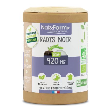 Radis Noir Bio - Gélules Végétales