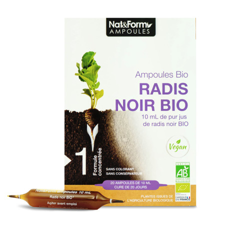 Radis Noir Bio - Ampoules