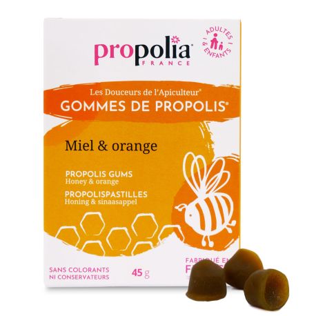 Gommes de Propolis Miel & Orange