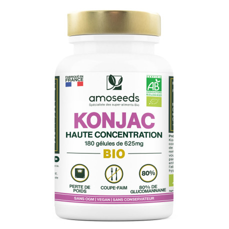 Konjac BIO Haute Concentration - Gélules Végétales