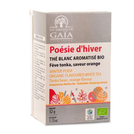 Thé Blanc BIO Poésie d'Hiver - Fève Tonka, Agrumes