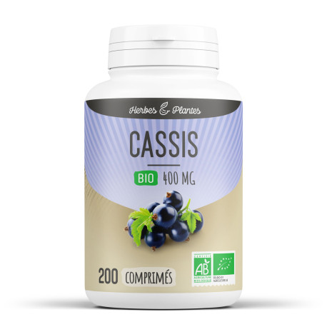 Cassis BIO - Comprimés