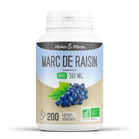 Marc de Raisin BIO - Gélules Végétales