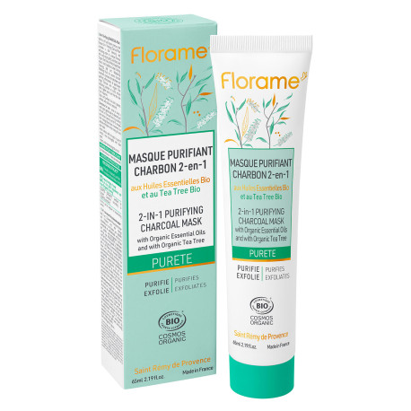 Masque Purifiant Charbon BIO - Florame