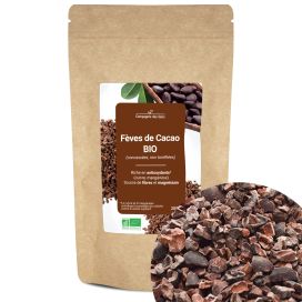 Granos de cacao orgánico (triturados, sin tostar) 