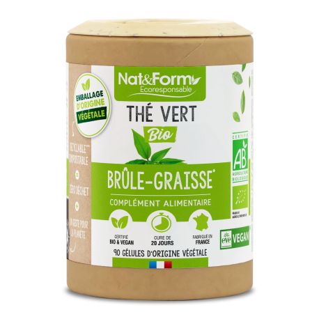 Thé Vert Bio - Gélules Végétales